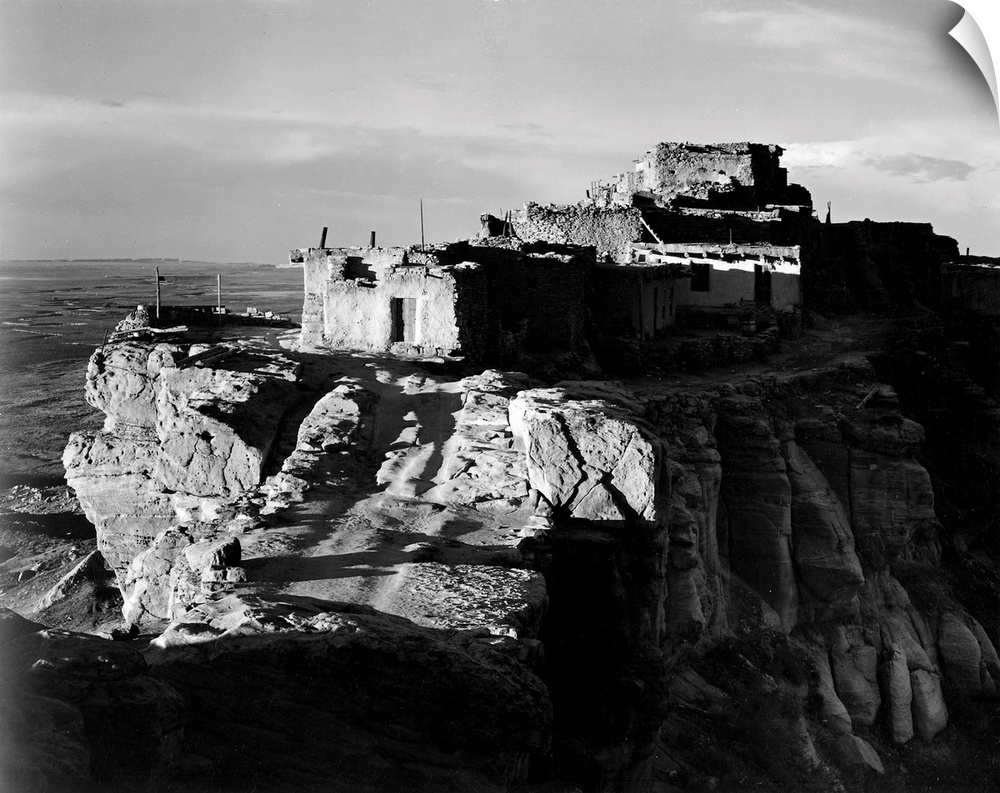 Walpi, Arizona, 1941, closer in.