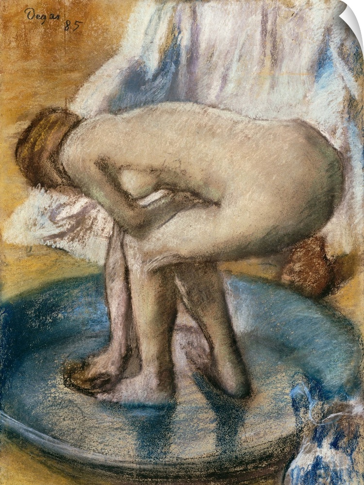 When Degas showed his suite of nudes, including this pastel, at the eighth and final Impressionist exhibition in 1886, cri...