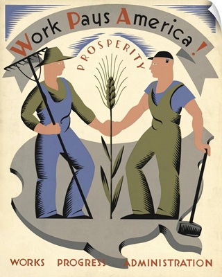 Work Pays America - WPA Poster