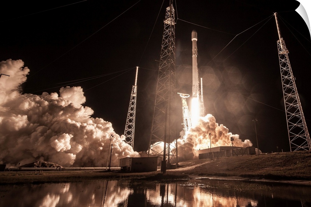 On Sunday, January 7, 2018, SpaceX launched Falcon 9 from Cape Canaveral Air Force Station, Florida.