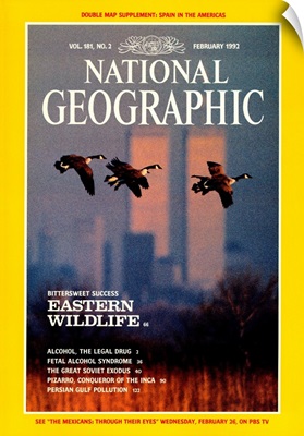Cover of the February, 1992 National Geographic Magazine