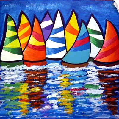 Sailboats Reflections