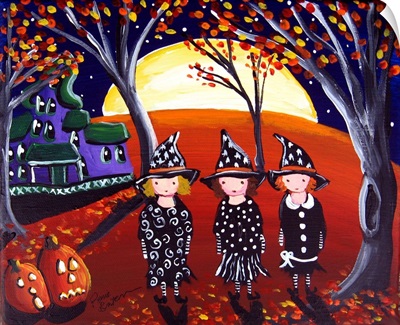Three Witches with Haunted House