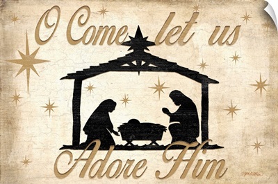 Adore Him Nativity Landscape