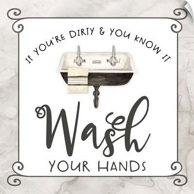 Bath Humor Wash Your Hands