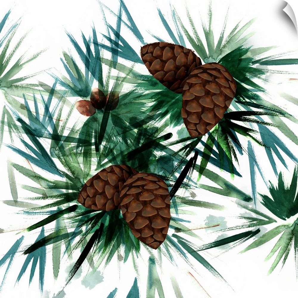 Christmas Hinterland II Pine Cones
