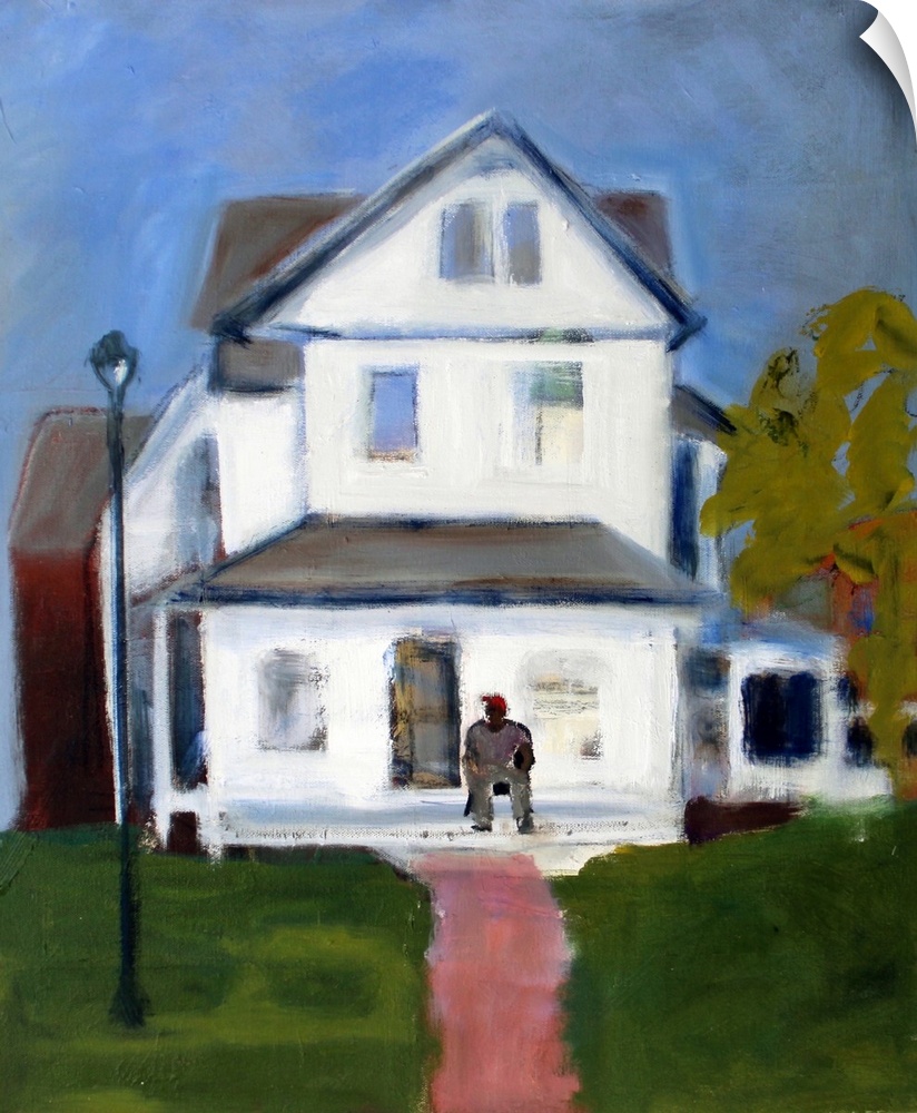 Figure With White House
