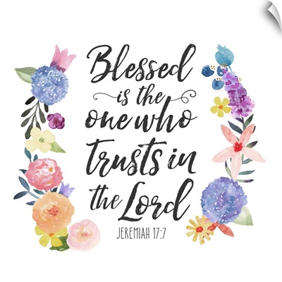 Floral Bible Verse I