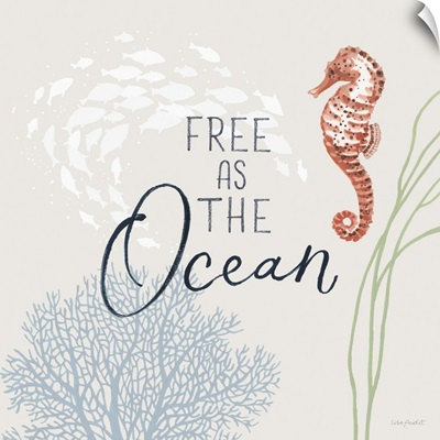 Free As the Ocean IX on Sand