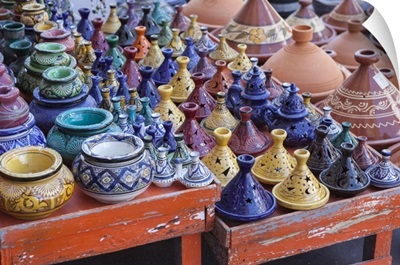 A street seller's wares, Marrakesh, Morocco, Africa