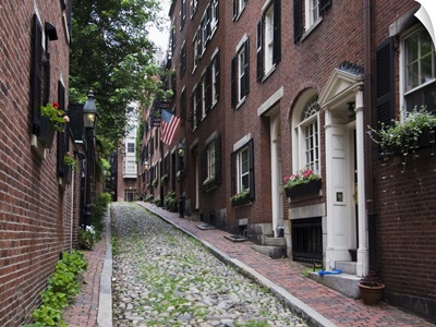 Acorn Street, Beacon Hill, Boston, Massachusetts