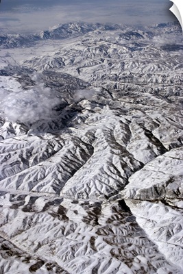 Aerial view of the Rocky Mountains, USA
