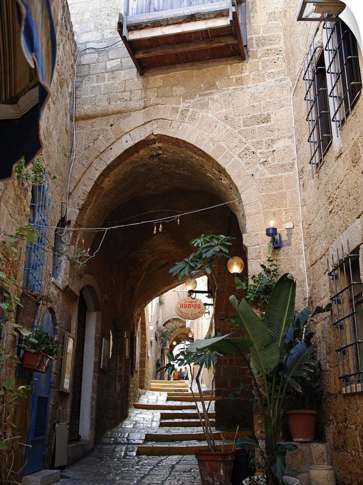 Alleys in the Old Jaffa, Tel Aviv, Israel, Middle East