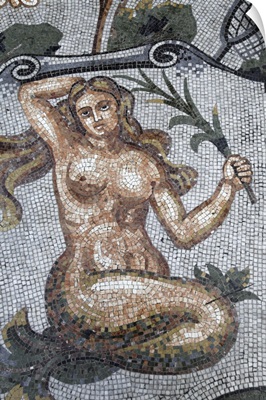 Astral Sign Of Virgo In Mosaic In Galleria Umberto, Naples, Campania, Italy, Europe
