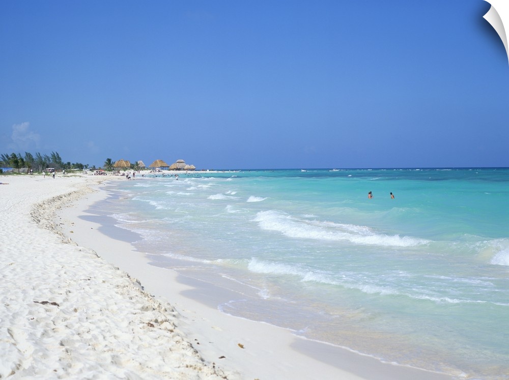Beach, Playa del Carmen, Yucatan, Mexico, North America