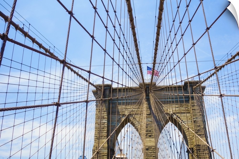 Brooklyn Bridge, New York City, United States of America, North America