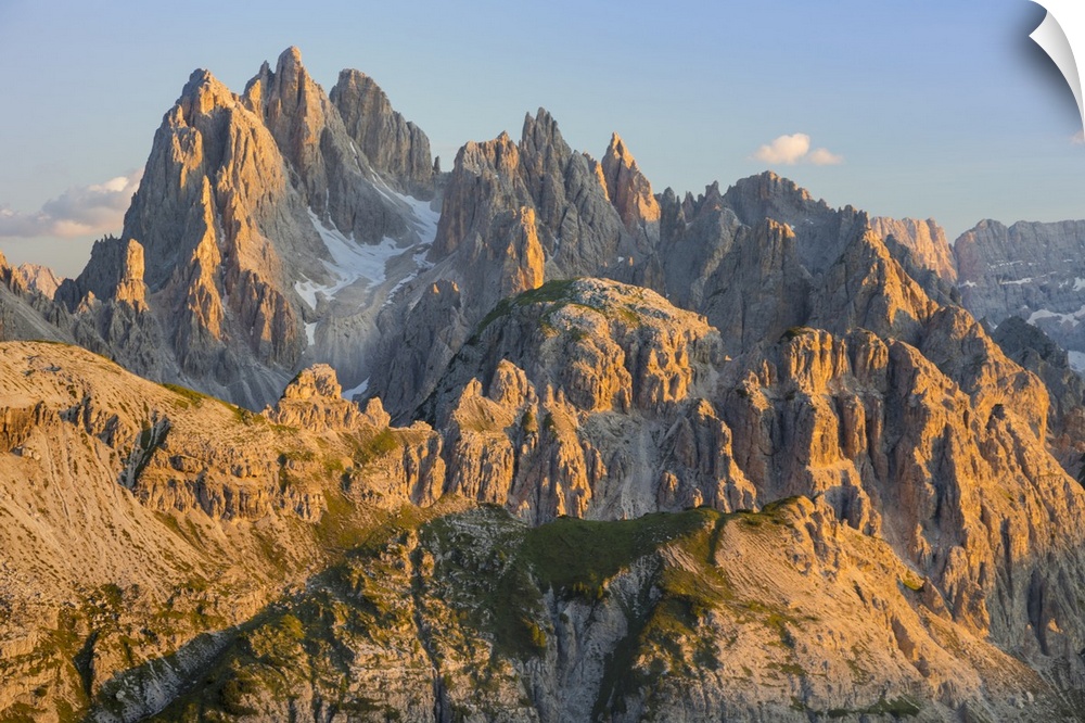 Cadini mountain group (Cima Cadin), Dolomites, UNESCO World Heritage Site, Veneto, Italy, Europe