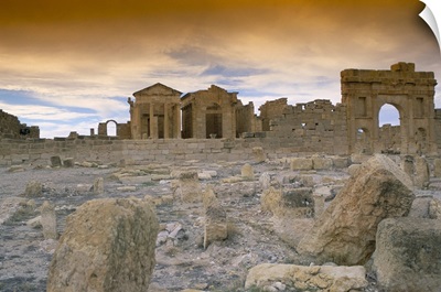 Capitol with three separate temples to Jupiter, Minerva and Juno, Tunisia