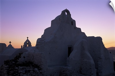 Church of Panagia Paraportiani, island of Mykonos, Hora, Cyclades, Greece, Europe