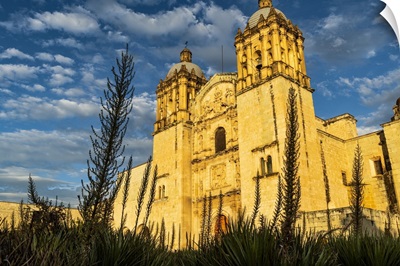 Church Of Santo Domingo De Guzman At Sunset, Oaxaca, Mexico