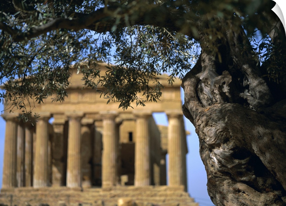 Concordia Temple, Agrigento, UNESCO World Heritage site, Sicily, Italy, Mediterranean, Europe