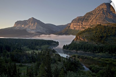 Dawn at Swiftcurrent Creek, Glacier National Park, Montana