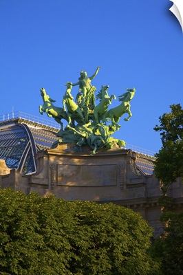 Detail of Grand Palais, Paris, France, Europe