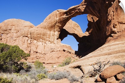 Double Arch in the Windows section of Arches National Park, Utah