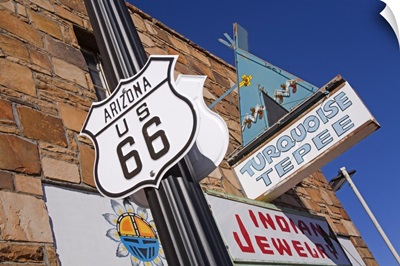 Downtown stores in Williams, Historic Route 66, Arizona