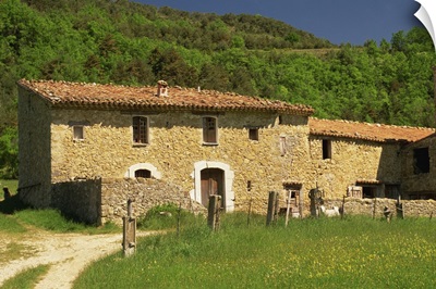 Exterior of a farmhouse, Alpes de Haute Provence, Provence, France