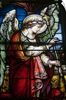 Famous stained glass windows by Harry Clarke, Dingle, Munster, Republic of Ireland