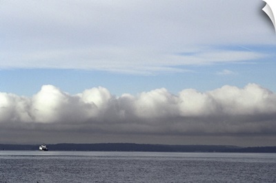 Ferry route from West Seattle to Vashon Island, Puget Sound, Washington State