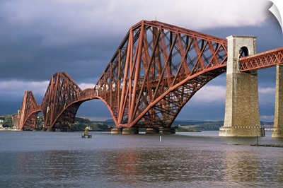 Forth railway bridge, Queensferry, Edinburgh, Lothian, Scotland, UK