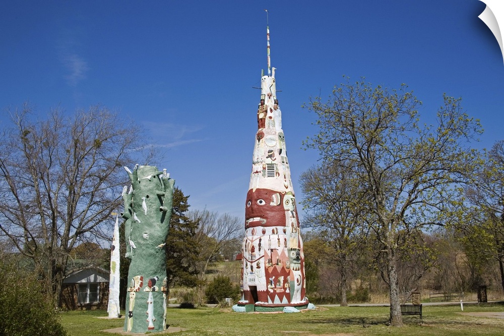 Galloway Totem Pole Park, City of Foyil, Historic Route 66, Oklahoma