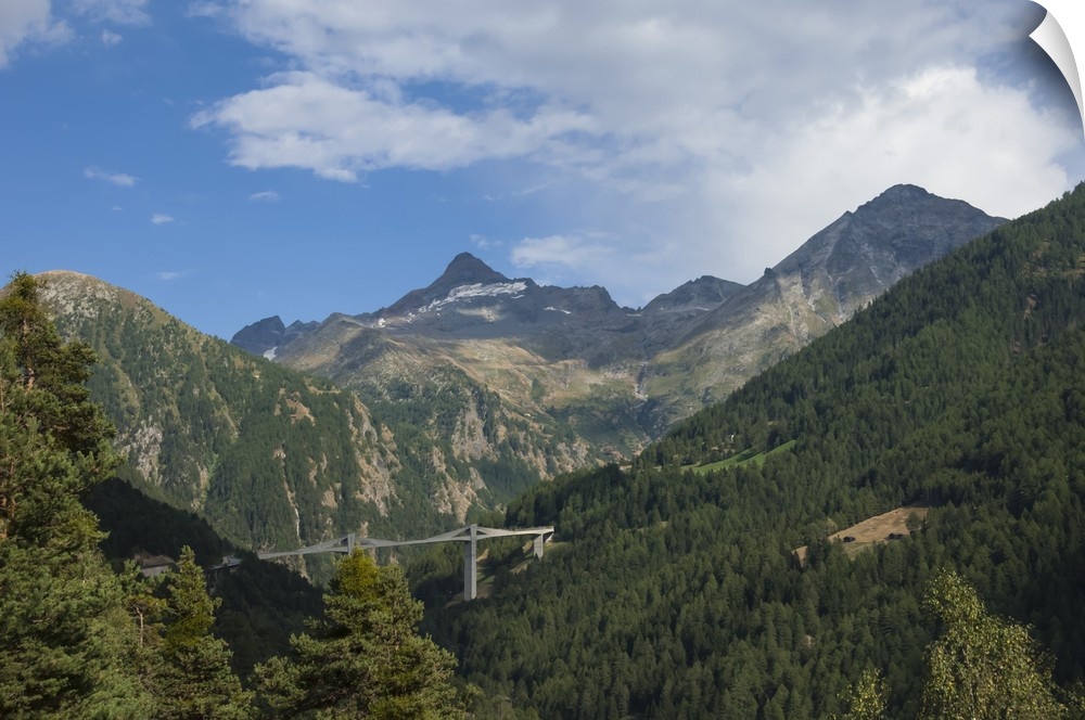 Ganter Bridge on the Simplon Pass, Switzerland, Europe