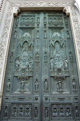 Ghiberti's door, the gates of paradise, Florence, Tuscany, Italy
