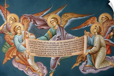 Greek Orthodox Icon Detail, Thessaloniki, Macedonia, Greece, Europe
