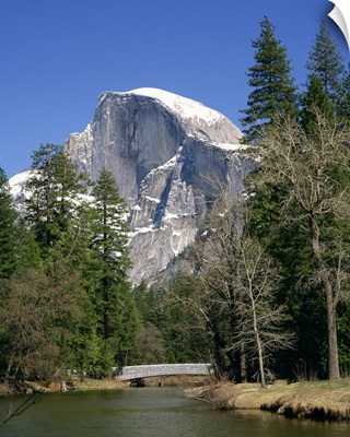 Half Dome mountain in Yosemite National Park, California
