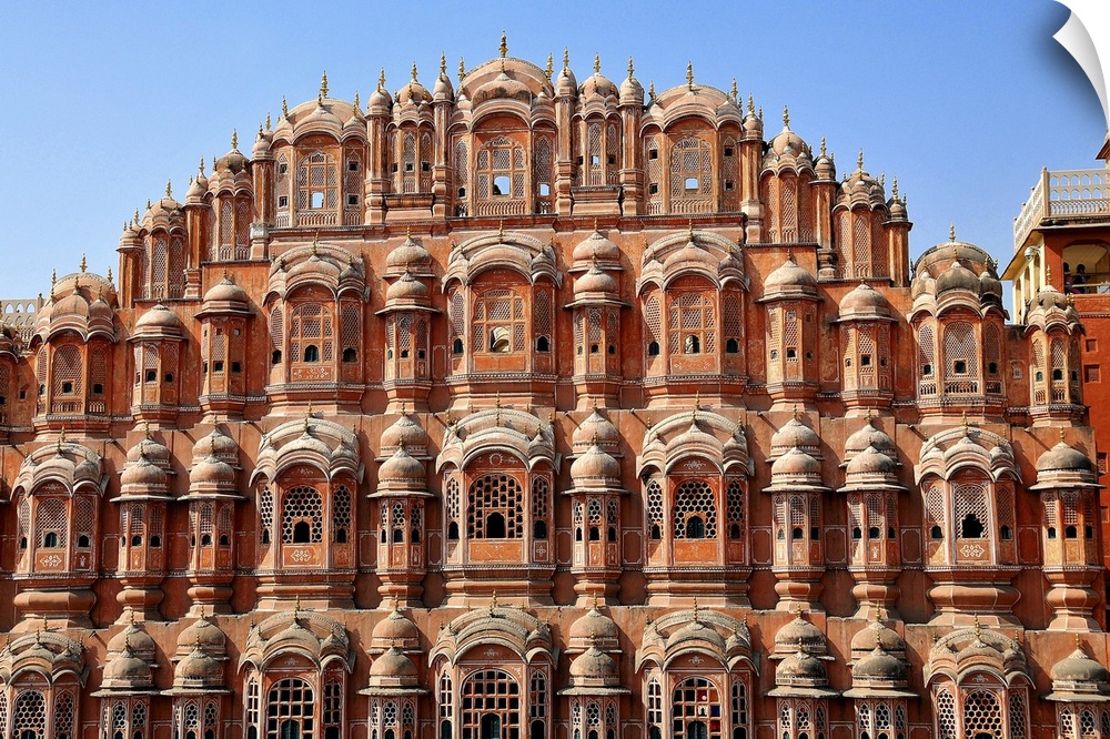Hawa Mahal (Palace of Winds), built in 1799, Jaipur, Rajasthan, India, Asia.