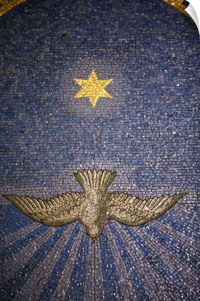 Holy Spirit mosaic, London, England, United Kingdom, Europe.