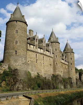 Josselin castle, Josselin, Brittany, France, Europe