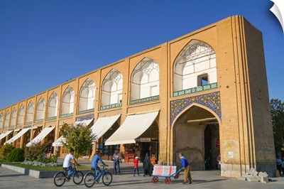 Late afternoon at the shops on Naqsh-e JahanSquare, Isfahan, Iran
