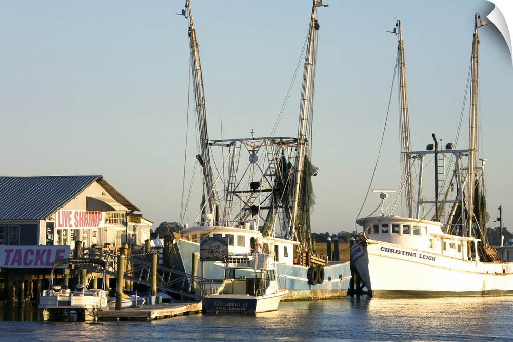 Lazaretto Creek Fishing Port, Tybee Island, Savannah, Georgia