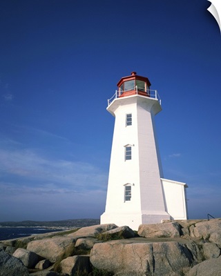 Lighthouse at Peggys Cove near Halifax in Nova Scotia, Canada