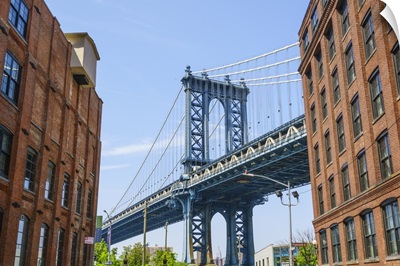 Manhattan Bridge, viewed from DUMBO, Brooklyn, New York City