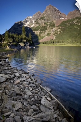 Maroon Bells and Crater Lake, Gunnison National Forest, Colorado