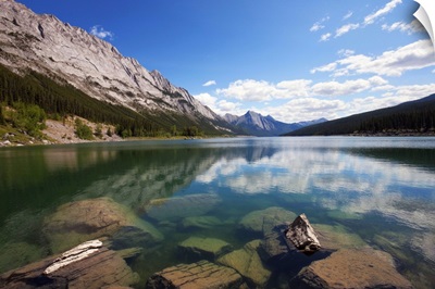 Medicine Lake, Jasper National Park, Rocky Mountains, Canada
