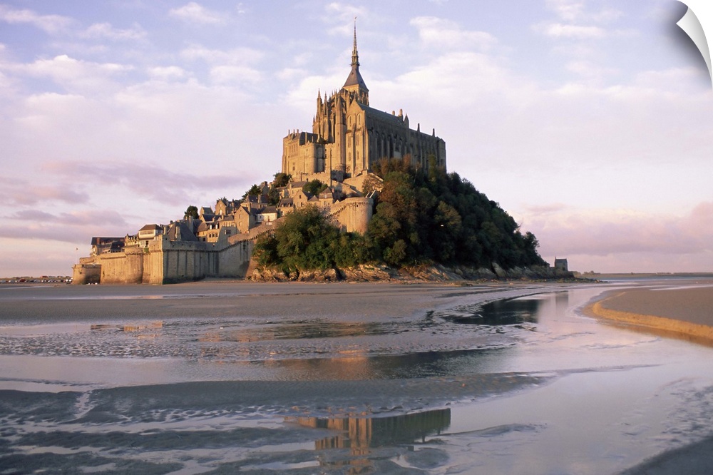 Mont Saint Michel (Mont-St. Michel), UNESCO World Heritage Site, Manche, Normandie (Normandy), France, Europe
