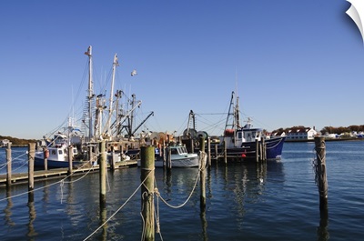 Montauk Harbour, Montauk, Long Island, New York State