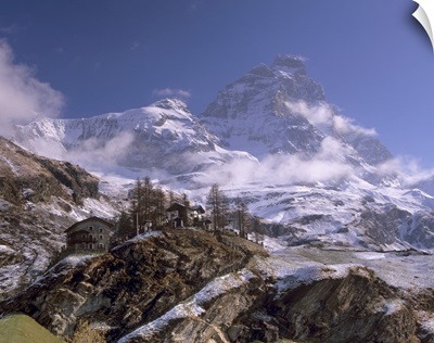 Monte Cervino (Matterhorn) (Cervin) from the Italian side, Aosta, Italy